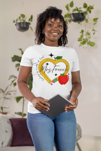 Load image into Gallery viewer, Apple - Pencil Heart Teacher name (Customizable)